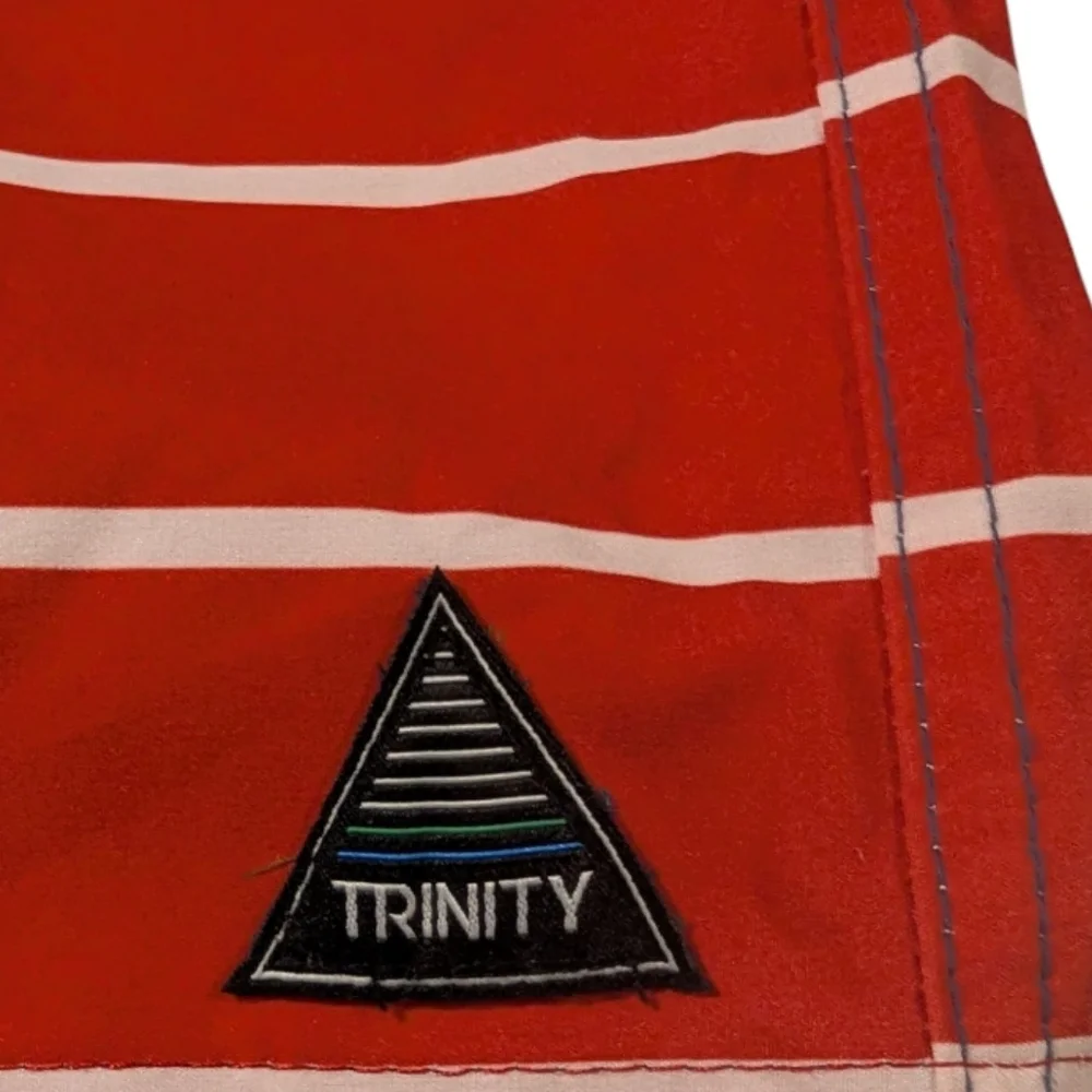 Trinity Stretch Board Shorts With American Flag Design Size 30